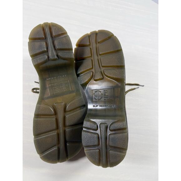 Y2K Dr Martens Chunky Oxford Shoes Brown Leather KEANIWomens Size US 9 UK 7 NEW - Picture 7 of 10